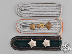 Germany, Third Reich. A Grouping Of Third Reich Period Police Shoulder Boards