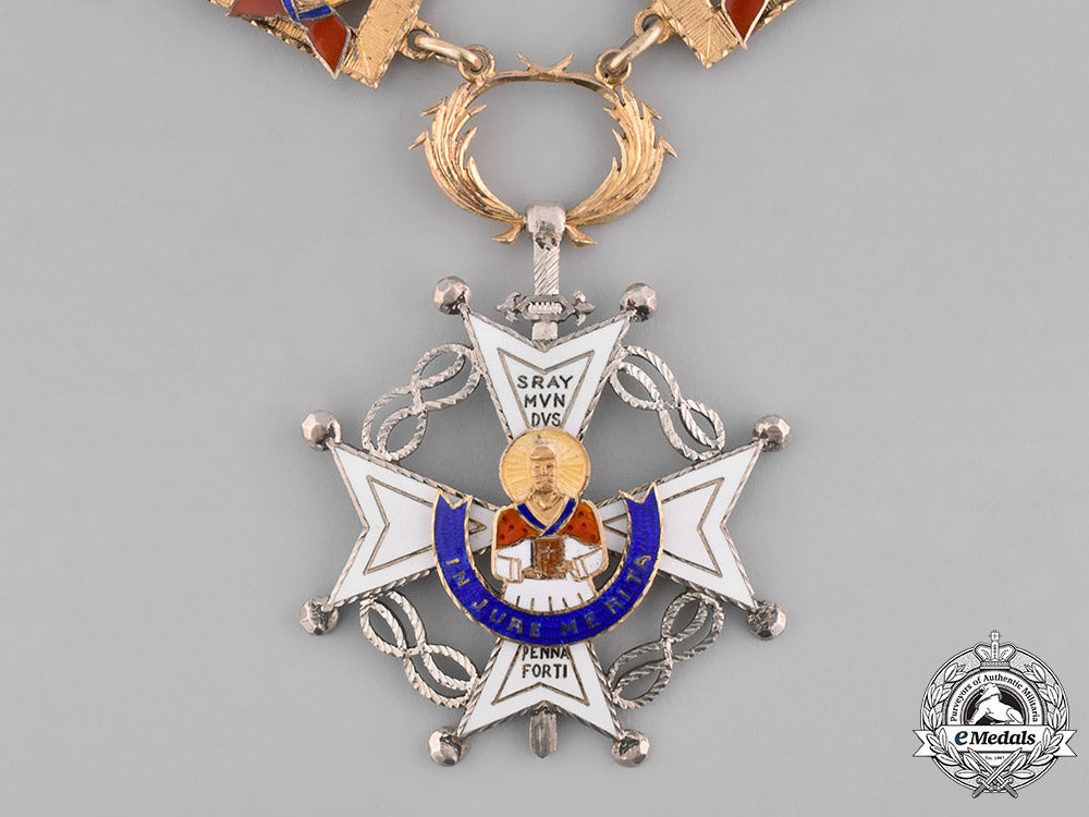 spain,_franco_period._an_order_of_the_cross_of_st._raymond_of_peñafort,_collar_of_honor,_c.1950_m181_8090_1_1_1_1