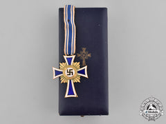 Germany, Third Reich. A Cased Honour Cross Of The German Mother, Gold Grade, By Carl Poellath