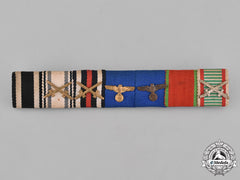 Germany, Wehrmacht. A First And Second War Period Medal Ribbon Bar