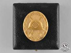 Germany, Wehrmacht. A Gold Grade Wound Badge, With Case