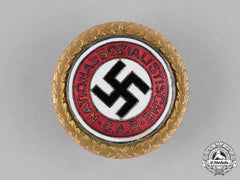 Germany, Nsdap. A Nsdap Golden Party Badge By Deschler & Sohn