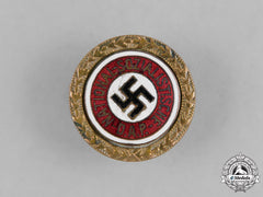 Germany, Nsdap. A Golden Party Badge, Small Version By Josef Fuess