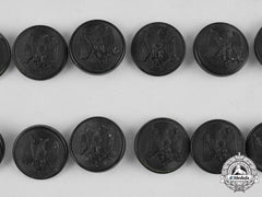 Prussia, State. A Set Of 36 Prussian Buttons, C.1933-1935