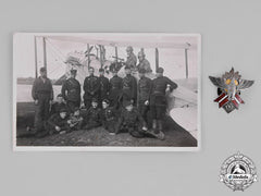 Latvia, First Republic. A Latvijas Vanagi (Latvian Hawks) Member’s Badge, With Documents, By O. Pērkons & A. Kucejevs