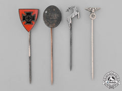 Germany, Third Reich. A Grouping Of Second War Stickpins