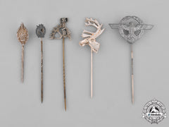Germany, Third Reich. A Grouping Of Second War Stickpins