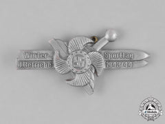 Germany, Third Reich. A 1943/44 German Labour Front (Daf) Winter Sports Day Of Factories Badge