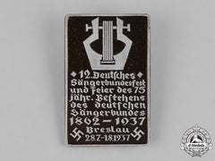 Germany, Third Reich. A 1937 German Song Festival Badge, By Paulmann & Crone