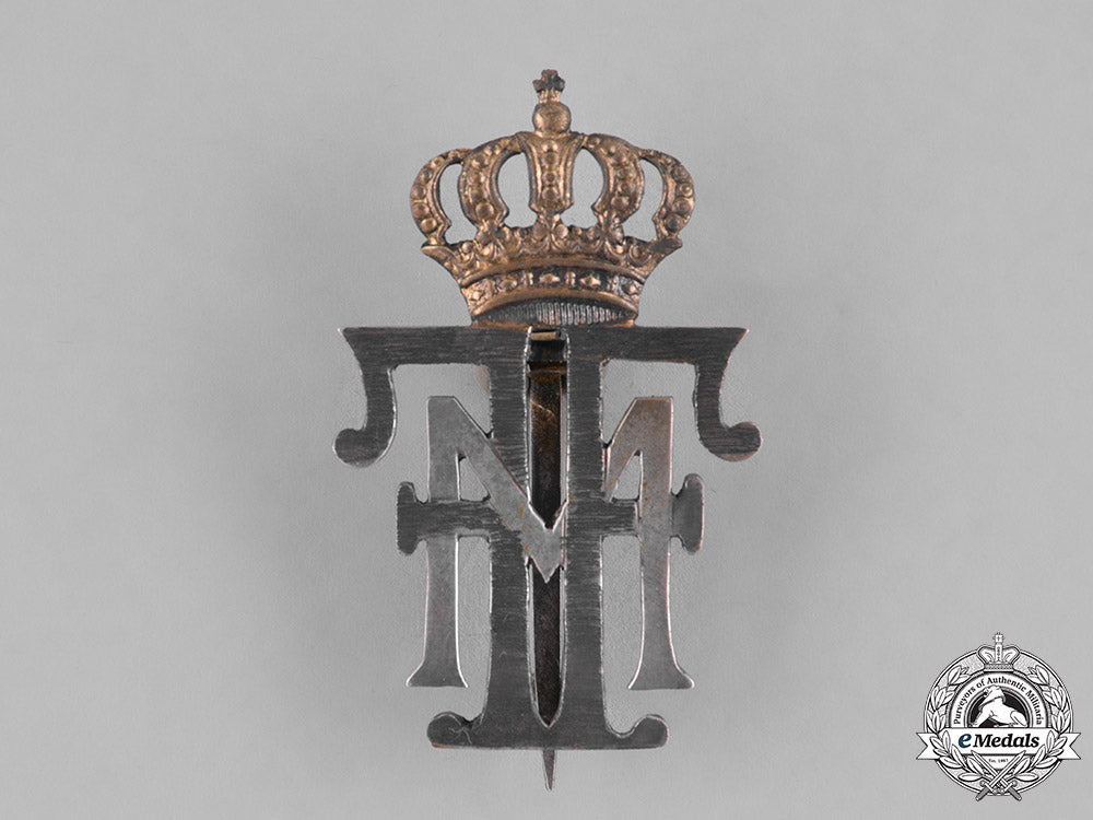 romania,_kingdom._a_badge_commemorating_the_coronation_of_king_ferdinand_and_queen_marie,_c.1922_m181_9666_2_1_1_1