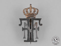 Romania, Kingdom. A Badge Commemorating the Coronation of King Ferdinand and Queen Marie, c.1922