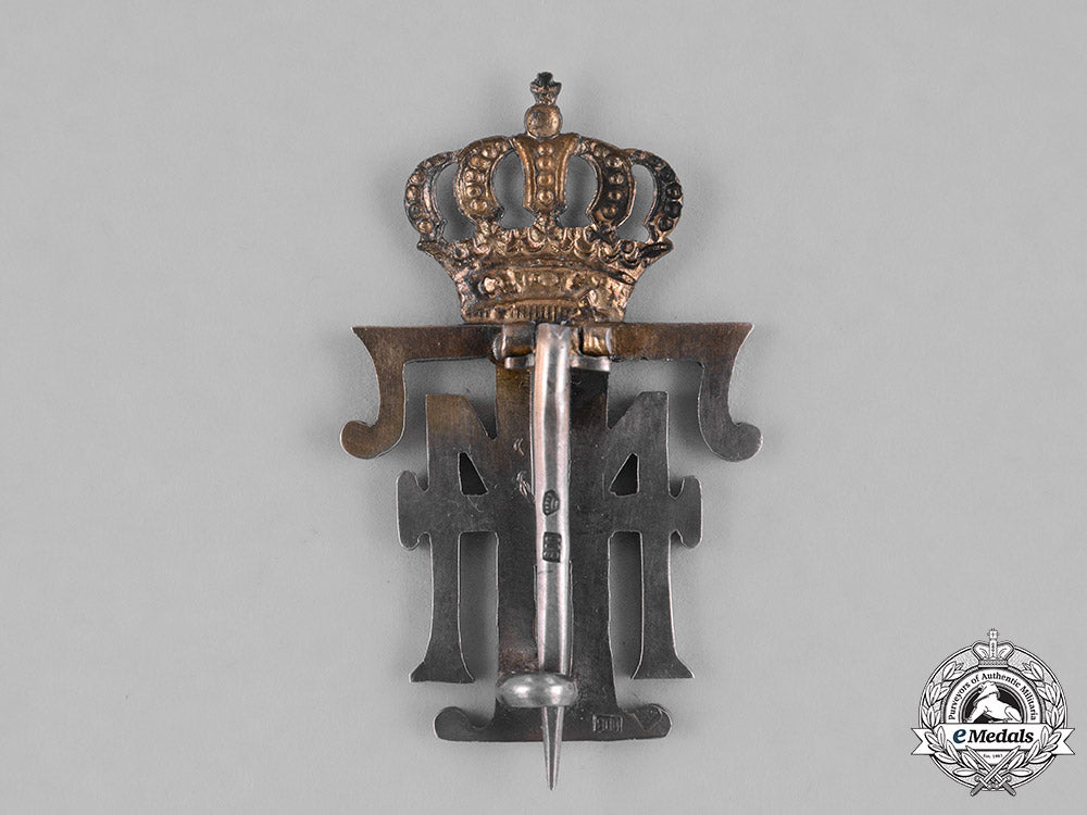 romania,_kingdom._a_badge_commemorating_the_coronation_of_king_ferdinand_and_queen_marie,_c.1922_m181_9667_2_1_1_1