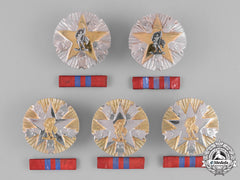 Yugoslavia, Republic. Five Orders Of The Meritorious Service To The Nation