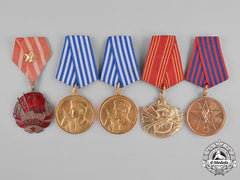 China, People's Republic, Yugoslavia, Socialist Federal Republic. Five Awards