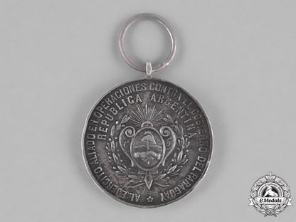 argentina,_republic._a_medal_for_allied_troops_in_operations_against_paraguay,_silver_medal_c.1889_m181_9840
