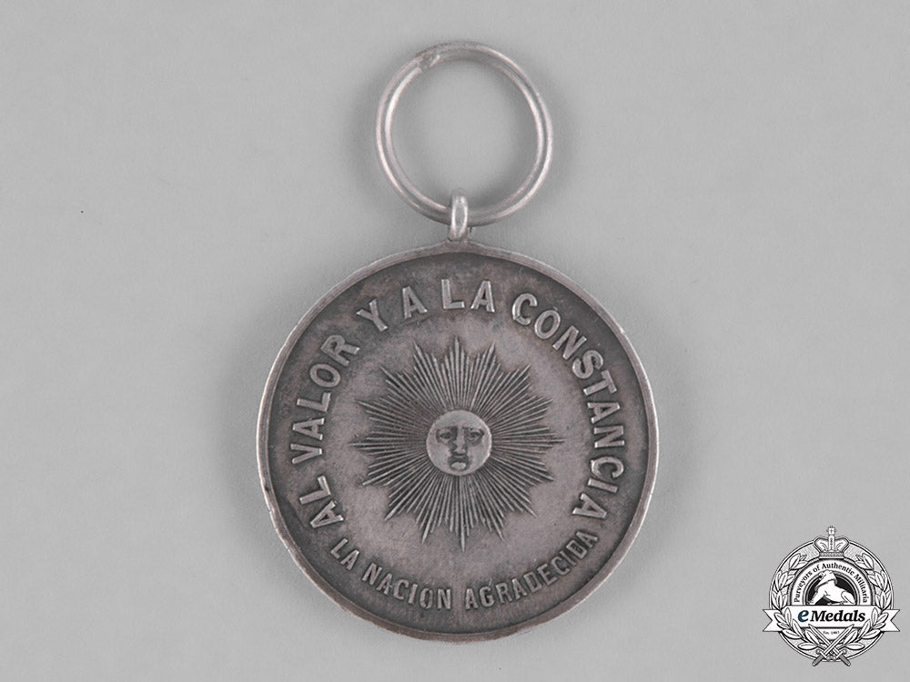 argentina,_republic._a_medal_for_allied_troops_in_operations_against_paraguay,_silver_medal_c.1889_m181_9841