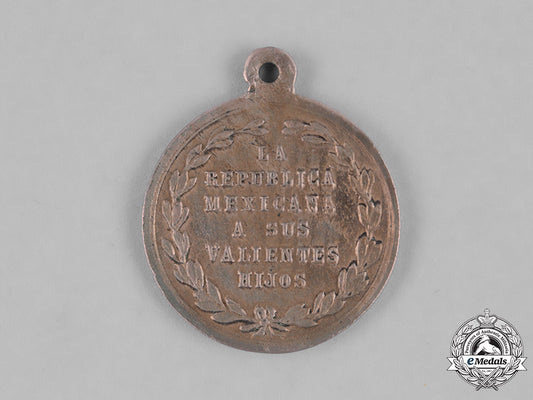 mexico,_republic._a_medal_for_defending_the_city_of_puebla,_officer’s_silver_medal_c.1863_m181_9843_1