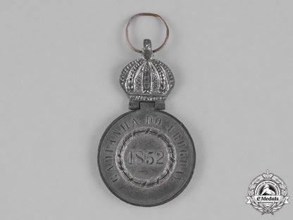 brazil,_empire._a_medal_for_the_uruguay_campaign,_officer’s_silver_medal_c.1852_m181_9853