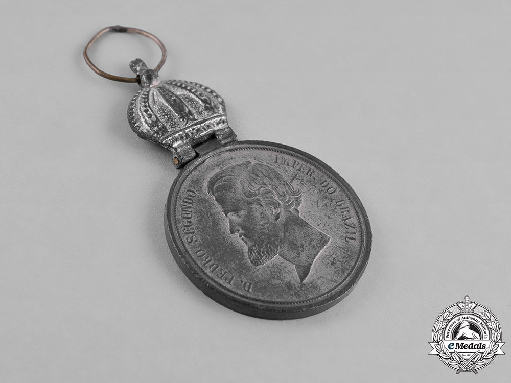 brazil,_empire._a_medal_for_the_uruguay_campaign,_officer’s_silver_medal_c.1852_m181_9854
