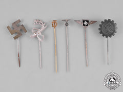 Germany, Third Reich. A Group Of Second War Period Stick Pins