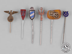 Germany, Third Reich. A Group Of Second War Period Stick Pins