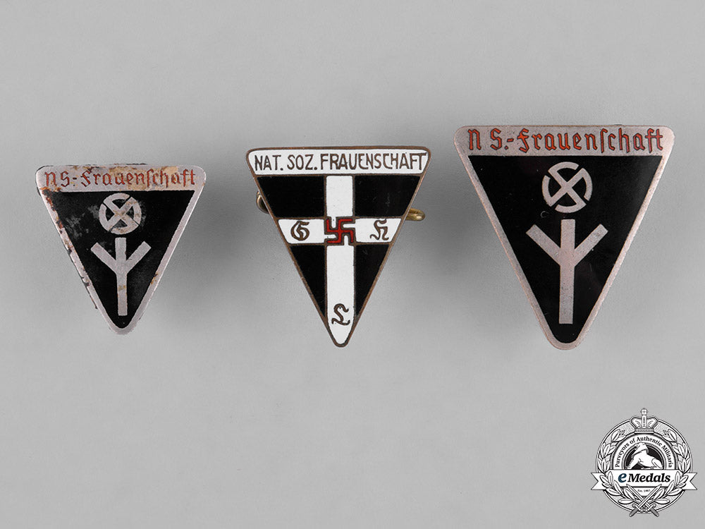 germany,_ns-_frauenschaft._a_group_of_national_socialist_women’s_league_membership_badges_m182_0180