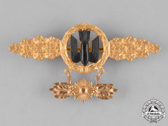 Germany, Luftwaffe. A Bomber Pilot’s Clasp, Gold Grade, 1957 Reissue