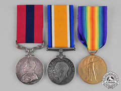 Canada, Cef. A 1918 Dcm For Gallantry Under Heavy Enemy Shelling Near Sancourt