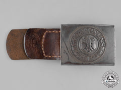 Germany, Heer. A Germany Army Em/Nco Belt Buckle By Noelle & Hueck, C.1940