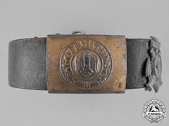 Germany, Kriegsmarine. An Em Belt & Buckle With Trade Insignia