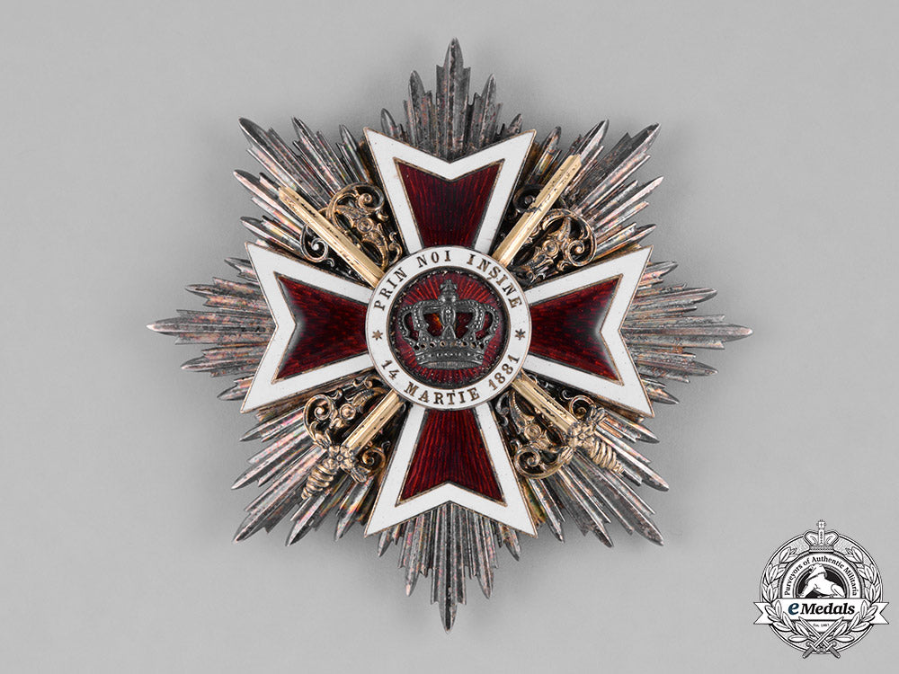 romania,_kingdom._an_order_of_the_crown,_i_class_star,_military_division,_c.1915_m182_0640