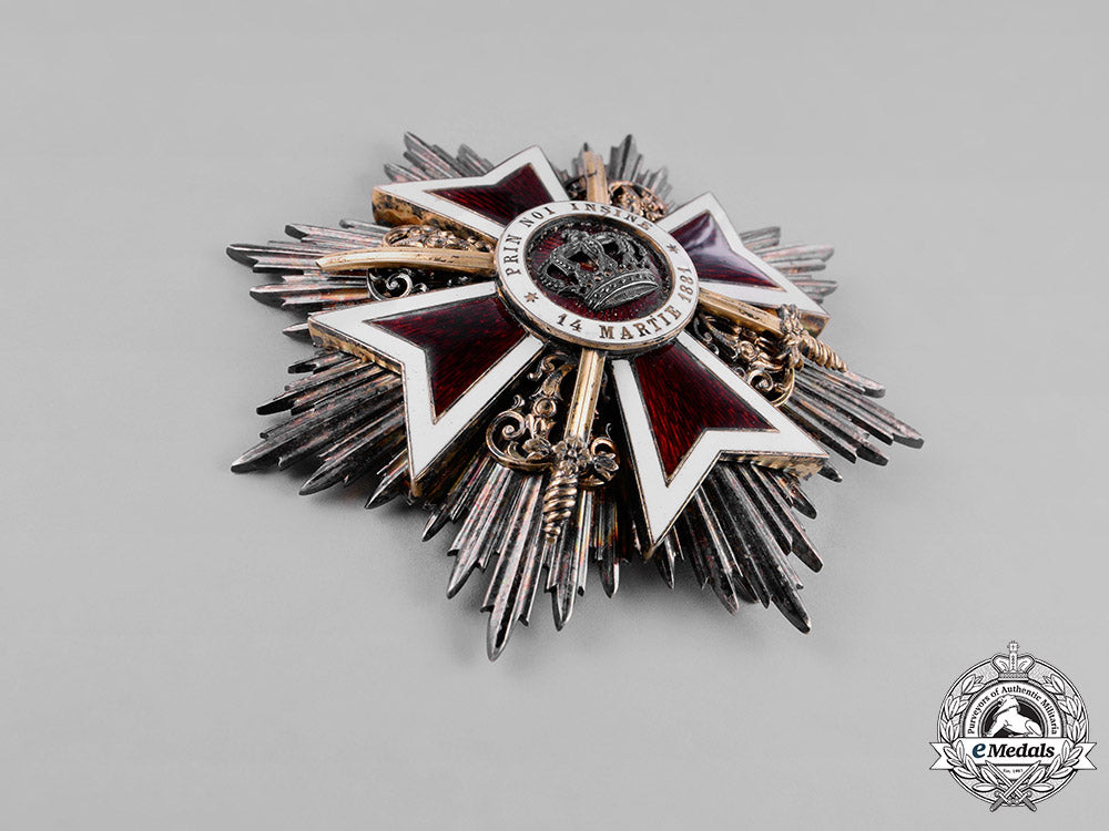 romania,_kingdom._an_order_of_the_crown,_i_class_star,_military_division,_c.1915_m182_0642