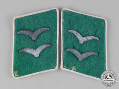 Germany, Luftwaffe. A Pair Of Luftwaffe Ground Division Infantry Gefreiter Collar Tabs