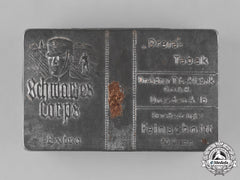 Germany, Third Reich. A “Schwarzes Korps” (“Black Corps”) Dresden Tobacco Tin