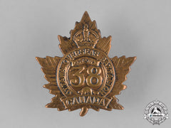 Canada. A 38Th Infantry Battalion "Royal Ottawa Battalion" Cap Badge , C.1915