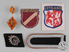 Germany, Ss. A Collection Of 15Th Waffen Grenadier Division (1St Latvian) Insignia