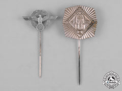 Germany, Third Reich. A Pair German Stick Pins