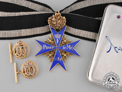 Germany, Imperial. The Pour-Le-Mérite With Oak Leaves, To Hugo Gottlieb Von Kathen, Commander Of The 74Th Infantry