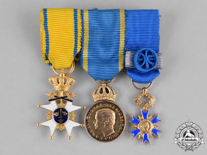 sweden,_kingdom._a_fine_order_of_the_sword_miniature_group_in_gold,_c.1975_m182_2789_1