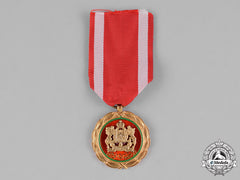 Morocco, Kingdom. A Royal Order Of Civil Merit Medal, I Class, C.1970