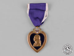 United States. A Purple Heart, To George J. Curtis, 91St Greentree Division, C.1944