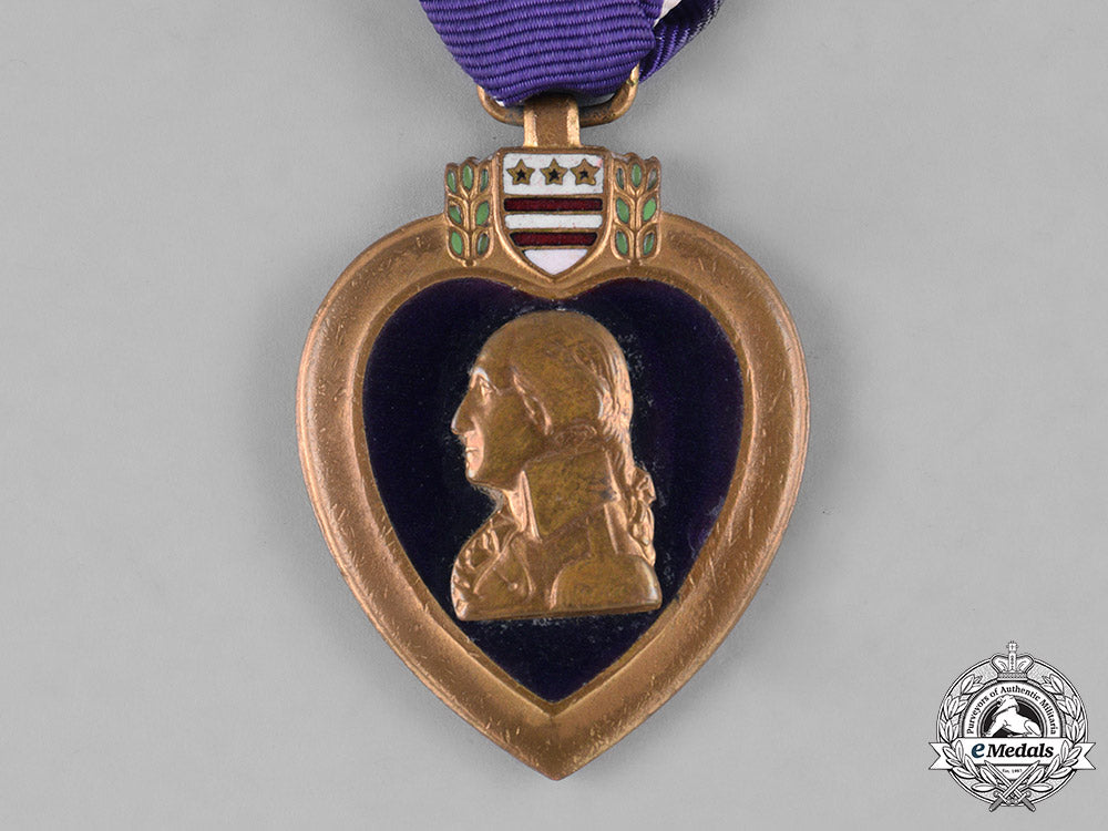 united_states._a_purple_heart,_to_george_j._curtis,91_st_greentree_division,_c.1944_m182_3257