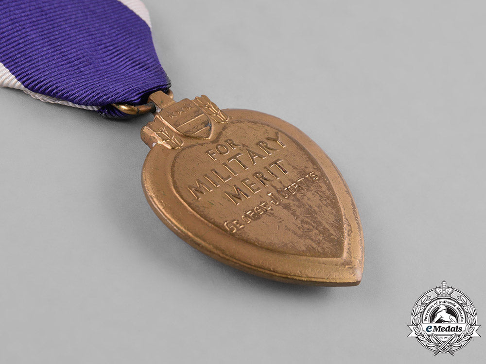 united_states._a_purple_heart,_to_george_j._curtis,91_st_greentree_division,_c.1944_m182_3260
