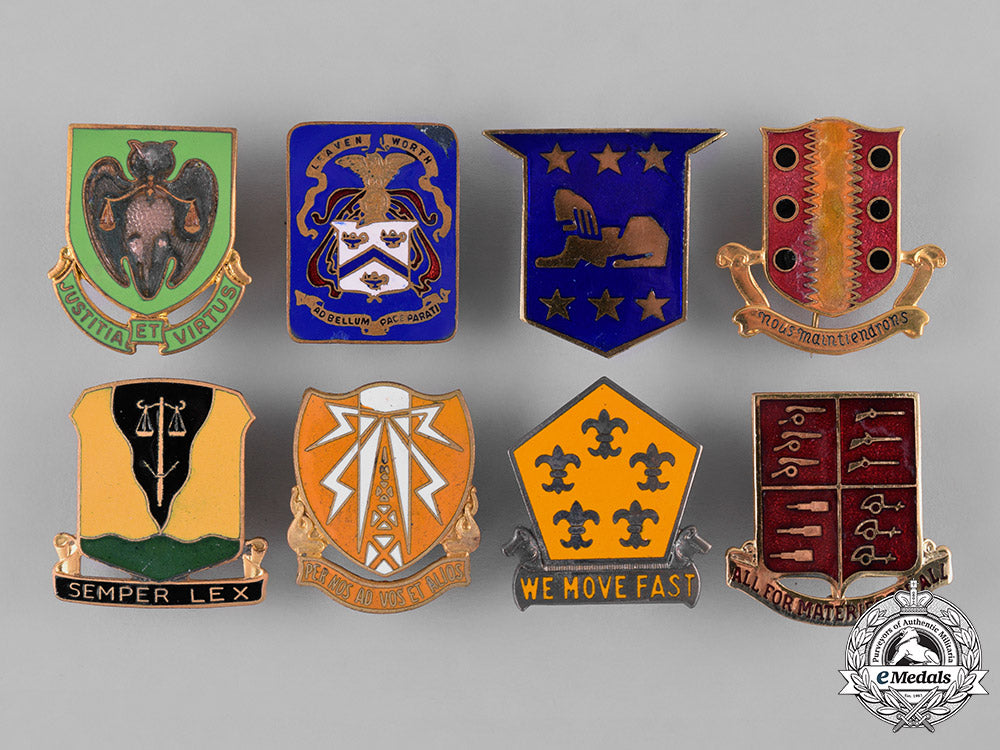 united_states._forty-_nine_regimental_insignia_badges_m182_3412