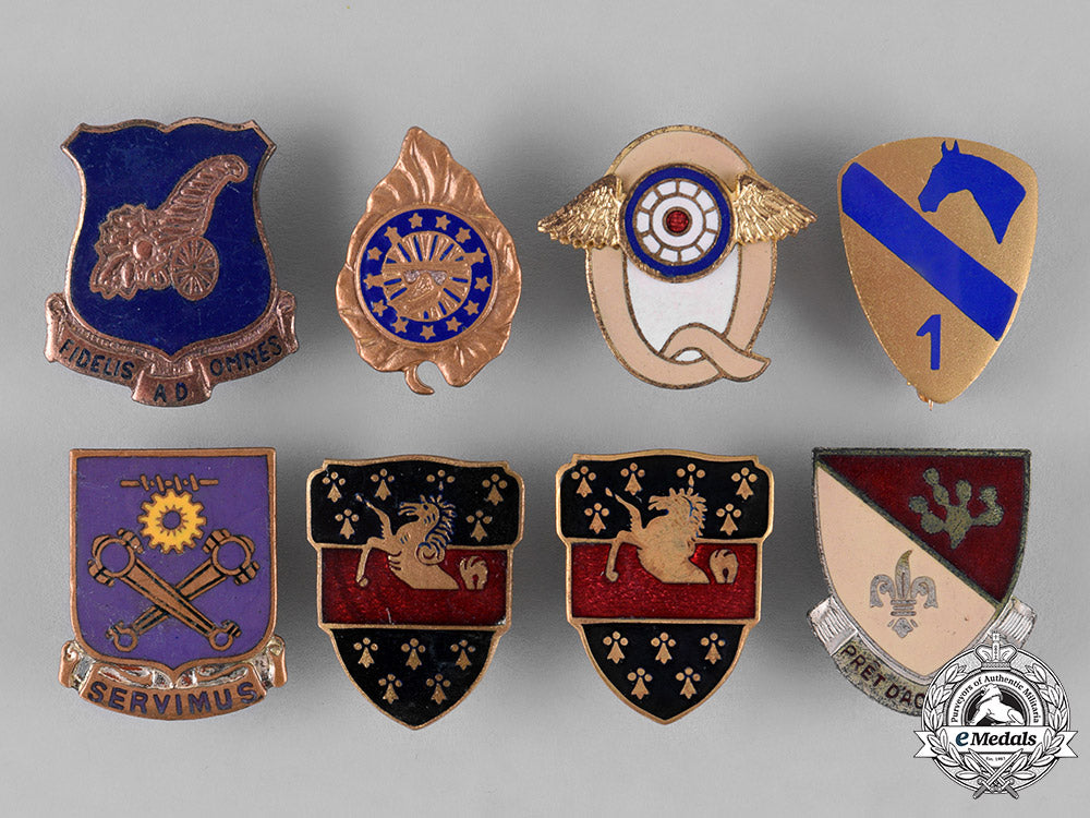 united_states._forty-_nine_regimental_insignia_badges_m182_3508_1