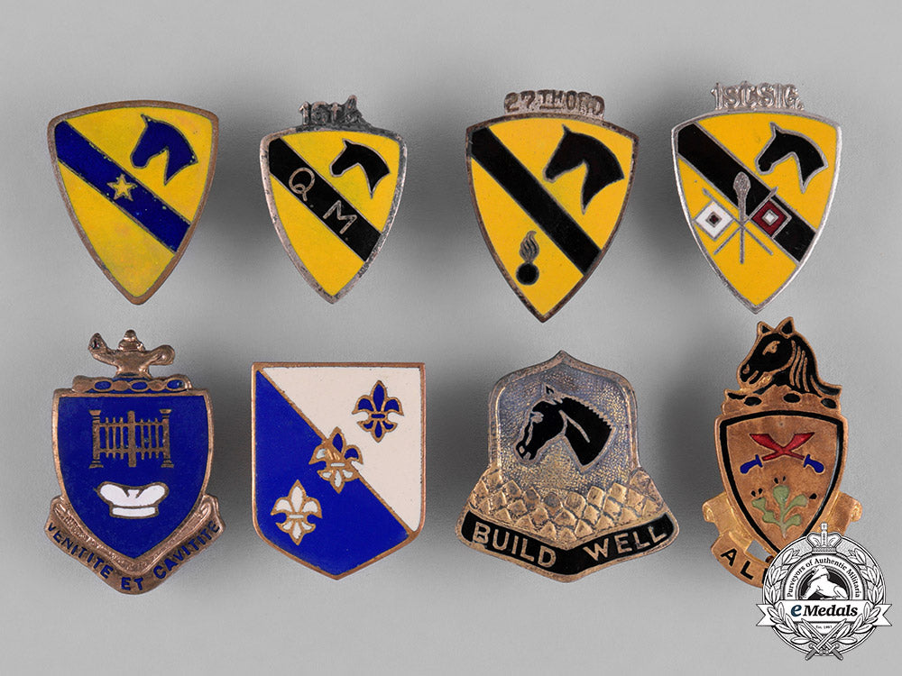 united_states._forty-_nine_regimental_insignia_badges_m182_3514_1