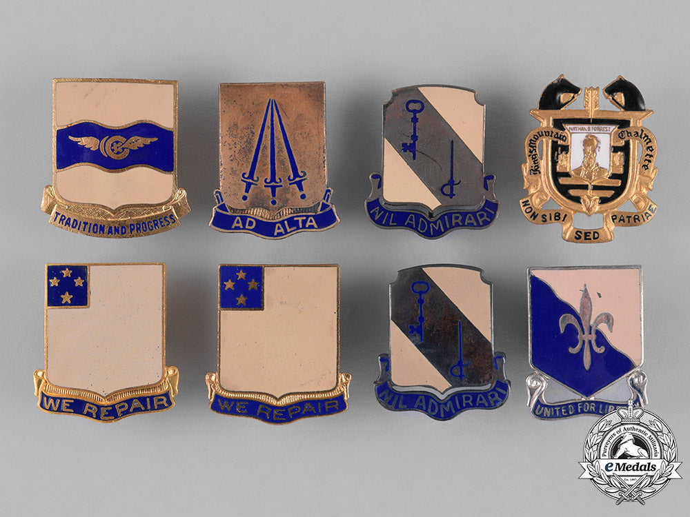 united_states._forty-_nine_regimental_insignia_badges_m182_3518_1
