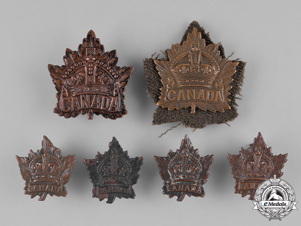 canada,_dominion._a_lot_of_first&_second_war_period_insignia_m182_3610_1