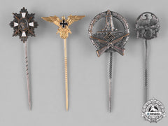 Germany, Third Reich. A Lot Of Third Reich Period Veterans Stick Pins