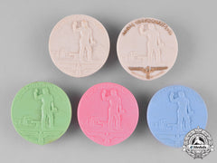 Germany, Nsdap. A Lot Of 1939 Oberdonau (Upper Danube) District Day Event Badges By Richard Sieper & Söhne